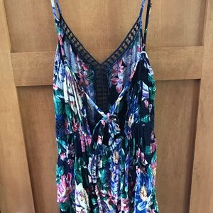 Willow and Root Floral Romper